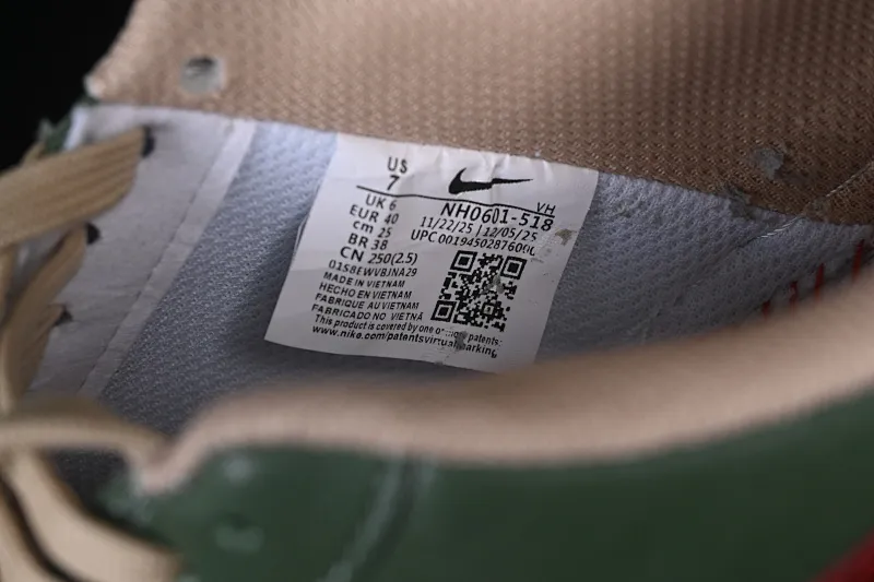 All categories Nk Air Force 1 Air Force series Nk Air Force 1 Low Air Force low top Nike Air Force 1'07 Low Year of the Horse limited edition Emerald green apricot red Air Force 1 low top casual sneakers NH0601-518